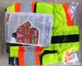 SECO Class 3 Surveyors Safety Florescent Yellow Utility Vest 2XL 8365-58-FLY