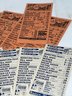 Lot Of Vintage 1940s Grocery Store Adverting Sheets NOS