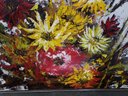 MID CENTURY CARLO OF HOLLYWOOD OIL ON CANVAS PAINTING - 61'x41' LARGE & COLORFUL