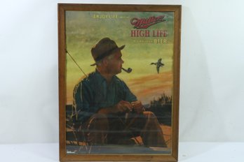 Framed Miller High Life Poster