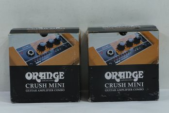 2 Orange Amplifiers Crush Mini 3W 1x4 Guitar Combo Amp