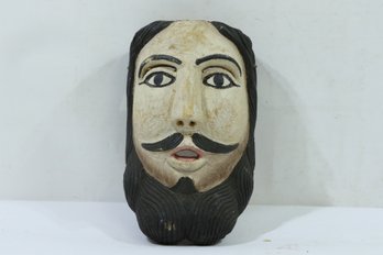 Vintage Wood Hand Carved Mask