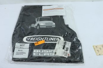 Freightliner Business Class M2 OEM Black Rubber Floor Mats 2Pc Cab W/Logo 2003