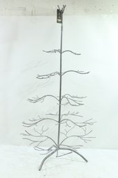TRIPAR Gray Metal Ornament Display Tree And Jewelry Organizer New