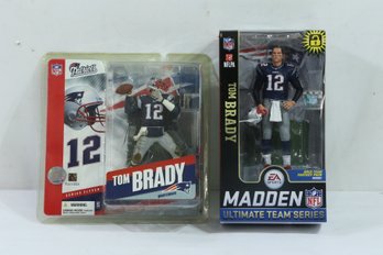 2 McFarlane Tom Brady Football Figures