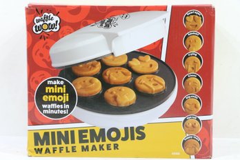 Waffle Wow Mini Emojis Waffle Maker New