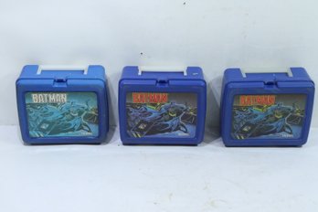 3 Vintage Batman Aladdin Plastic Lunchbox's