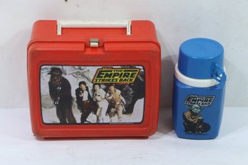 Vintage Star Wars Empire Strikes Back Aladdin Plastic Lunchbox & Thermos