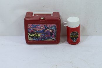 Vintage Mask Aladdin Plastic Lunchbox & Thermos