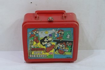 Vintage Super Mario Brothers Aladdin Plastic Lunchbox