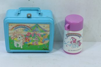 Vintage My Little Pony Aladdin Plastic Lunchbox & Thermos