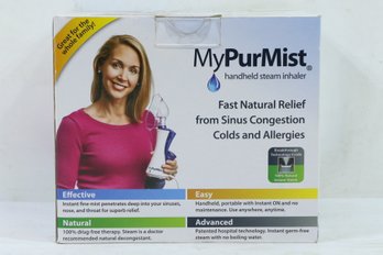 MyPurMist Handheld Plug In Steam Inhaler, Fast Natural Relief  New