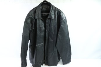 Cougar Leather Mens Leather Coat Size 5X