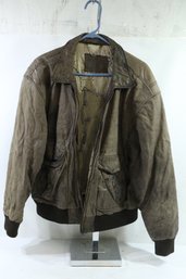 Vintage Leather Ware Mens Leather Coat Size L