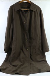 Lauren Ralph Lauren Men's Heavyweight  Brown Trench Coat Size 44R