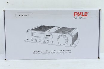 Pyle Amplifier PFA540BT Wireless Bluetooth Audio Amplifier Hi-fi 5 Channel