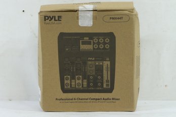 Pyle Professional Wireless DJ Audio Mixer - 6-Channel Bluetooth Compatible DJ