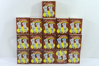 16  Pairs Of Vintage Les Chefs Salt & Pepper Shakers Old New Stock 1970s