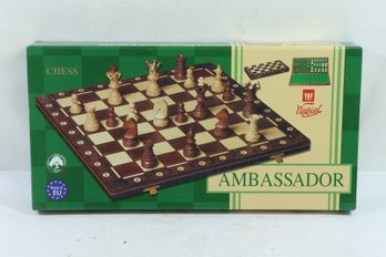 Wegiel Handmade European Ambassador Chess Set New