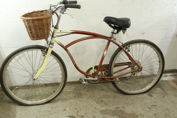 Vintage Schwinn Cruiser Six Classic Beach Cruiser Bike