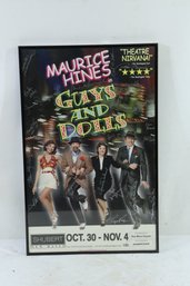 Vintage Cast Signed Guys & Dolls Lobby Card Shubert Theatre