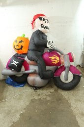 Gemmy Inflatable Halloween Motorcycle