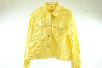 Michael Kors Womans Yellow Jacket Size XL