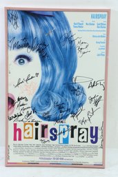 Best Musical Winner Hairspray Original Broadway Cast Signed Card Poster 14  22
