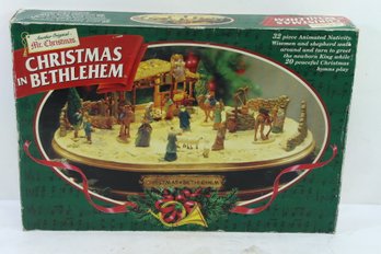 1997 Mr. Christmas, Christmas In Bethlehem Animated Musical Nativity Scene