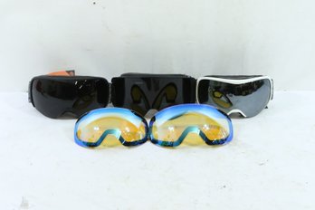 3 Pairs Of WildHorn Outfitters Roca Ski/Snowboard Goggles & 2 Extra Lens
