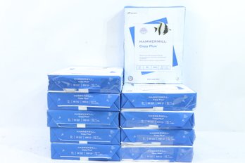 10 Ream/5000 Sheets Of Hammermill Business Copy Paper,20lb, 92 Bright, 8 1/2' X 11',