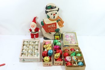 Large Group Of Vintage Christmas Items See Pictures