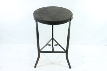 Vintage Industrial Stool Or Use As Plant Stand