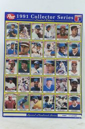 1991 POST Collector Series UNCUT Sheet Of 30 MLB Baseball Cards # 324/5000