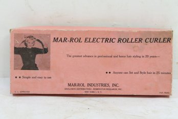 Vintage 1940's Mar-Rol Electric Roller Curler 3 Sizes Remington Complete