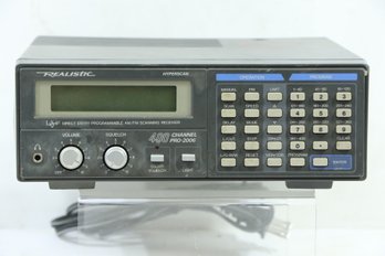 Realistic 20-145A Hyperscan 400 Channel PRO-2006 Program Scanning Receiver