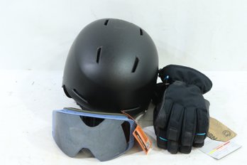 Wildhorn Outfitter Ski Helmet, Roca Googles & Gloves
