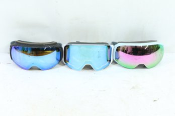 3 Pairs Of WildHorn Outfitters Roca Ski/Snowboard Goggles