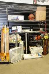 Cart Full Of Misc. Items Vacuum's, Fans, Decor And More See Pictures