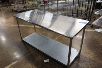 72' Stainless Steel Prep Table