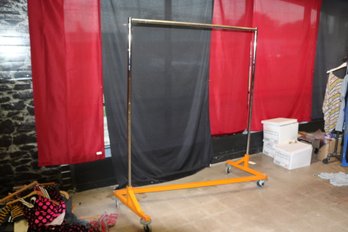 Z Bar Clothes Rack On Wheels