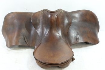 Vintage German Kloster Schonthal Leather Dressage Saddle