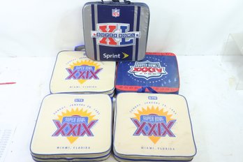5 Vintage Super Bowl Stadium Seat Cushions