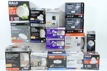 Group Of Misc. Recessed Lights Different Brands See Pictures