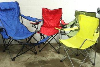 Group Of 4 Folding Chairs