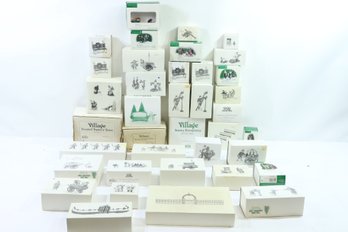 Large Group Of Dept 56 Accessories For Villages See Photos For Whats Included