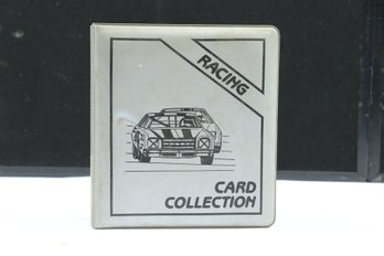 Vintage 'racing Card Collection' Binder With Cards