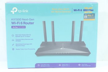 New: Tp-Link AX1500 Next-Gen Wi-Fi 6 Router Archer AX1500