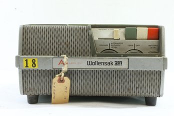 Vintage Wollensak Magnetic Tape Recorder Model 1520