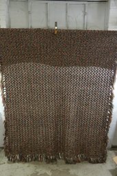 Vintage Hand Knitted/Crocheted Blanket (8'2' X 5')